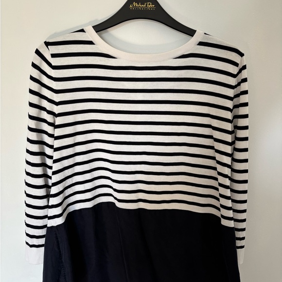 COS Navy and White Striped Blouse - Picture 2 of 4